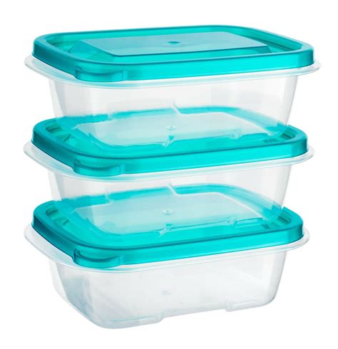 6pc 270ml Food Storage Container Box With Lids Tupperware Plastic