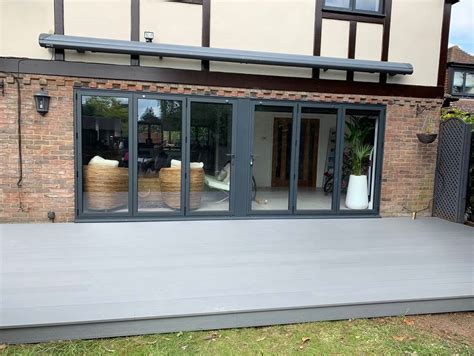 Vertigrain 2 grey composite decking from £53.73 per m2. Discover Our Maritime Grey Deck Boards (With images ...