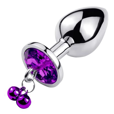 Heart Shaped Metal Anal Plug Sex Toys Stainless Smooth Steel Butt Plug Tail Crystal Jewelry