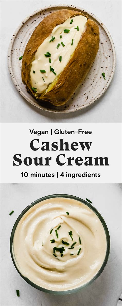 This Vegan Cashew Sour Cream Is The Perfect Dairy Free Sour Cream