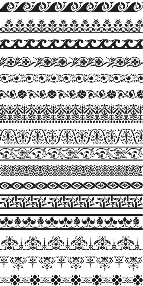Ornament Border Vector At Collection Of Ornament