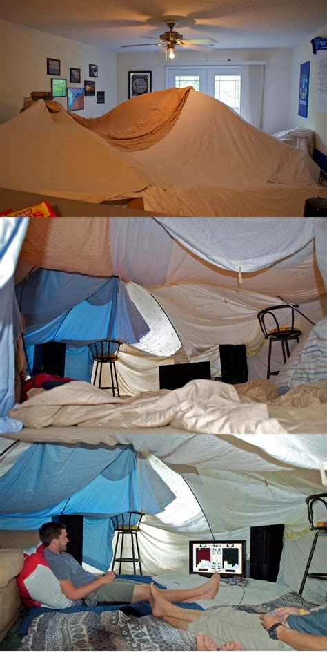 Fort Friday — All For The Boys Pillow And Blanket Fort Living Rooms