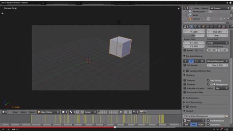 Quick Tip Rendering Animations The Proper Way — Blender Guru