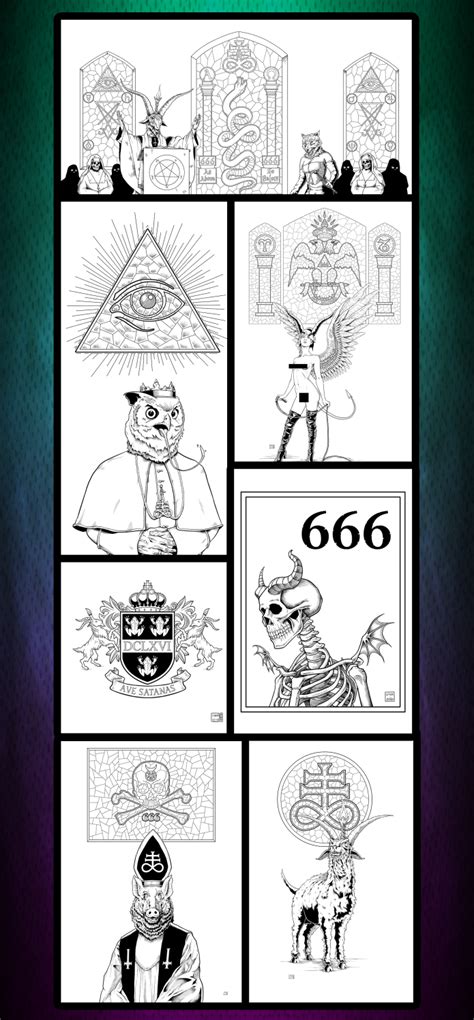 The Satanic Coloring Book Volumes 1 And 2 Indiegogo