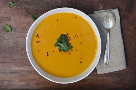 Carrot And Coconut Curried Soup Vegukate