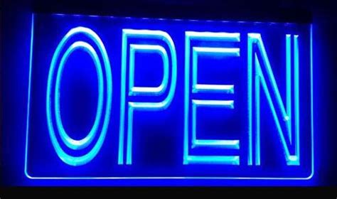 Affordable LED Open Sign - Comes In 3 Colors - NeonSignly.com