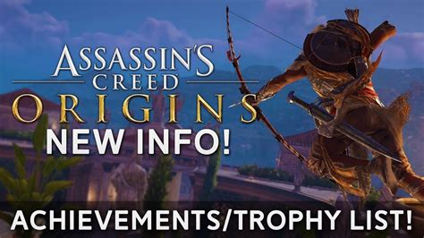 Assassin S Creed Origins Achievements Trophy List Possible Spoilers