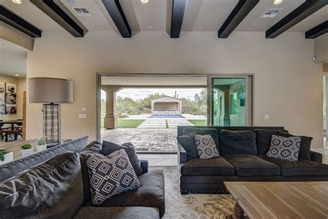 Luxurious Arizona Living Room With Direct Entry To Backyard Arizona