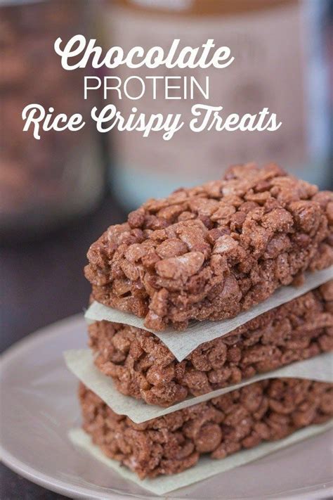 Protein Rice Crispy Treats Recipe Protein Rice Crispy Treats