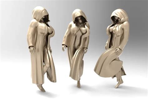 Naked Lady Woman Girl In Stl File Format D Model For Cnc And Printer