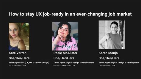 How To Stay UX Job-Ready In An Ever-Changing Job Market | Aquent Australia