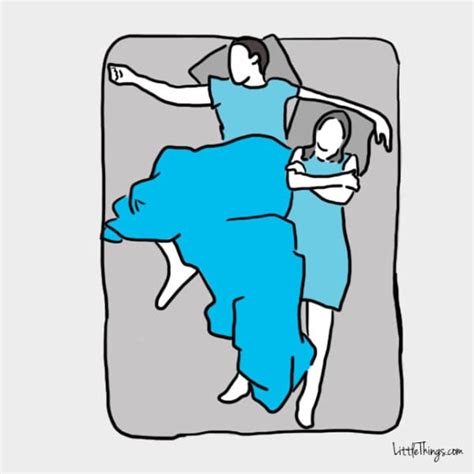 are you spooning your way to separate bedrooms experts reveal what different sleeping positions