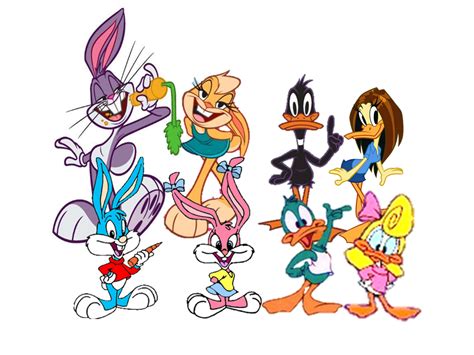 Four Rabbits And Ducks Tiny Toon And Looney Tunes By On DeviantArt