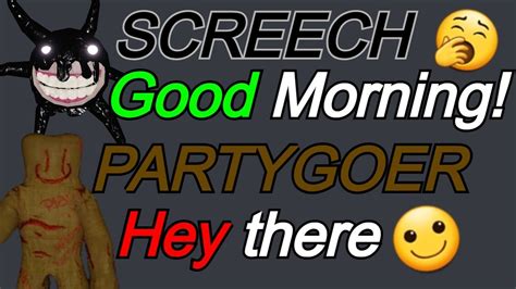 If Screech Met Partygoer Roblox Doors X Apeirophobia Youtube