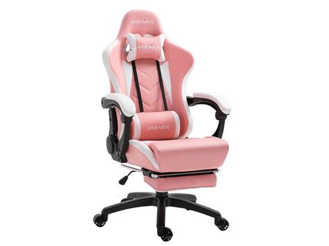 Похожие запросы для gaming chair black and pink. Dowinx Gaming Chair Ergonomic Racing Style Recliner with ...