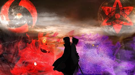 Uchiha itachi illustration, naruto shippuuden, anbu, silhouette. Itachi wallpaper ·① Download free awesome full HD ...