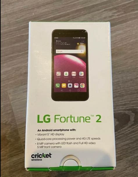 Lg Fortune 2 Cricket Wireless Smartphone 4g Lte 16gb For Sale Online