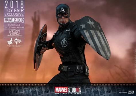 Hot Toys Concept Art Captain America Figure Celebrates Marvel Studios