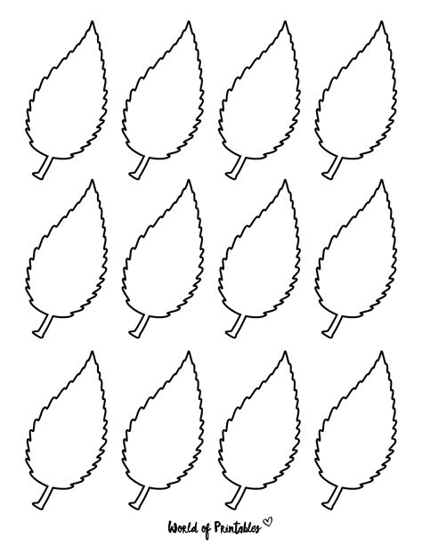 Leaf Templates Free Printable Templates Coloring Pages Vlrengbr