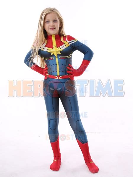 Kids Captain Marvel Costume Kid Halloween Costume