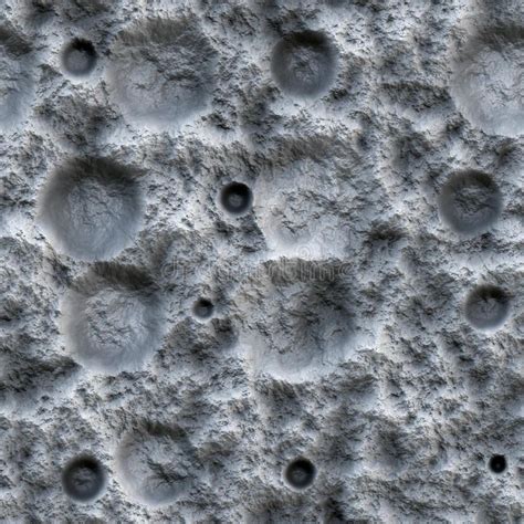 Moon Ground Seamless Texture Digital Generated Image Of A Seamless