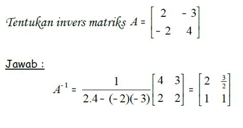 Soal Matriks Invers Dan Jawabannya Beinyu