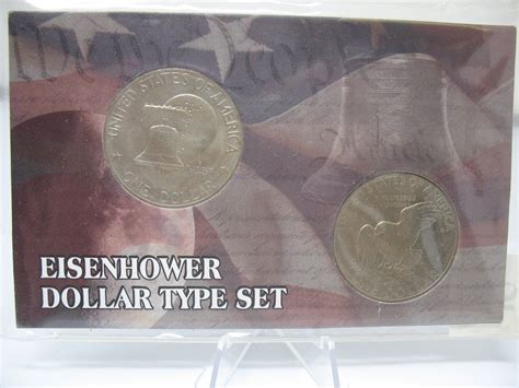 Us Eisenhower Dollar Type Set Schmalz Auctions