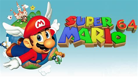 Super Mario 64 Start Screen Background Pic Groin