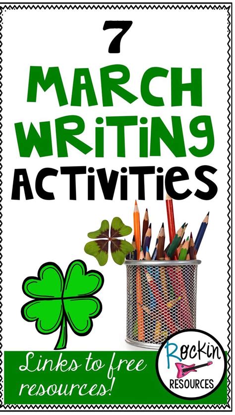 7 Diy Writing Activities For March Writing Activities March Writing