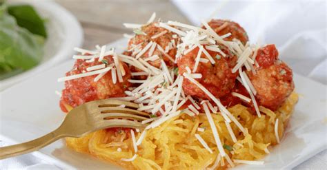Spaghetti Squash And Meatballs Recipe Fit Found Me