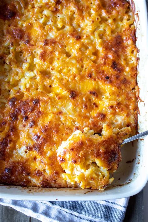 Southern Baked Macaroni And Cheese Recipe Mac And Cheese Recipe Soul Food Best Macaroni And