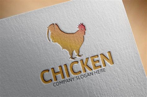 Chicken Logo Creative Logo Templates ~ Creative Market