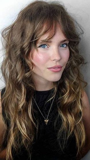How To Style Curtain Bangs For Curly Hair Vergoo