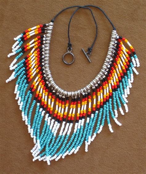 Native American Beadwork Necklaces Native American Looking Native