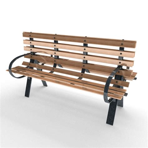 park bench free 3d model 3ds free3d