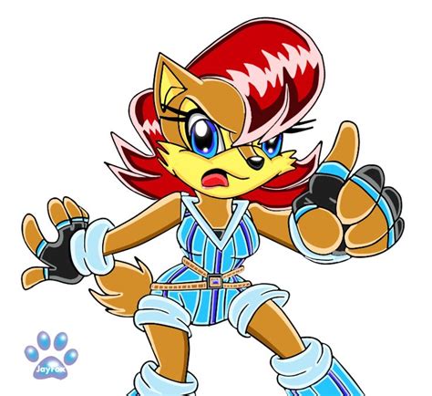Sally In Sonic X Style By Jayfoxfire On Deviantart Sonic Sonic
