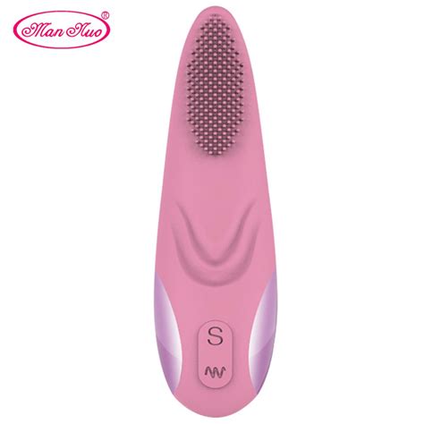 mannuo usb rechargeable tongue oral vibrator licking toy 7 speed powerful g spot vibrator sex