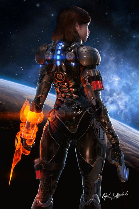Commander Shepard On Behance