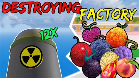 Destroying 12 Factories For 12 Random Fruits Blox Fruit Youtube