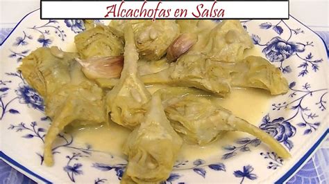 Alcachofas rellenas con jamón y huevo, sin duda una receta deliciosa que hará las delicias de la familia. Alcachofas en Salsa | Receta de Cocina en Familia - YouTube