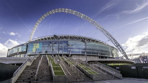 A signature feature of the stadium, following on from the old wembley's distinctive twin towers, is the 134 metres (440 ft) high wembley arch. UEFA Euro 2020 at Wembley Stadium - Football - visitlondon.com