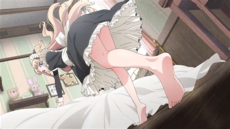 Hiiragi Mayuki Hinako Note Screencap 10s 1girl Anime Screencap Bed Blonde Hair Blue Eyes
