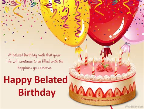 20 Belated Birthday Wishes