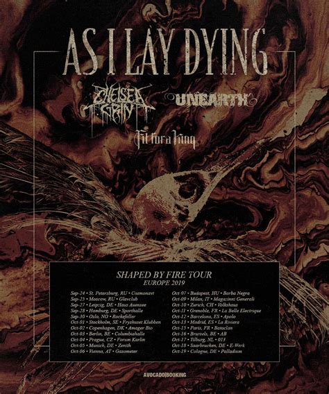 AS I LAY DYING Special Guests im Zenith München APES METAL