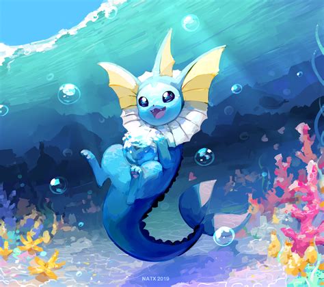 Vaporeon Redraw By Natx Chan On Deviantart