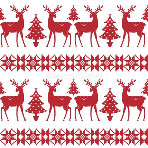 Christmas Nordic Pattern Stock Illustration Illustration Of Head