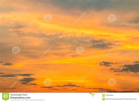 Colorful Sky Background In Twilight Stock Photo Image Of Bright