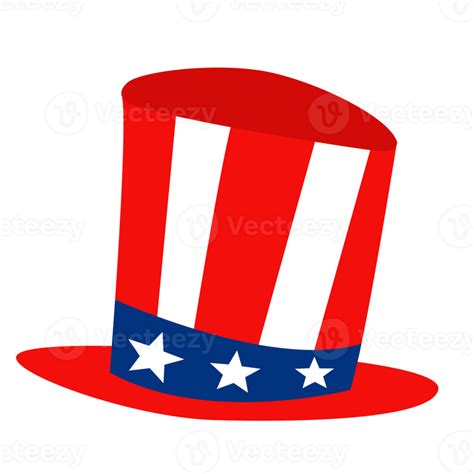 Uncle Sam Top Hat Png