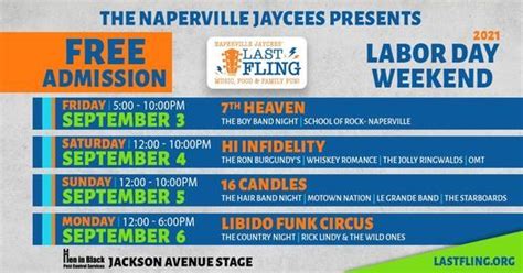 7th Heaven At The 2021 Naperville Last Fling 100 W Jackson Ave