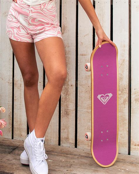 roxy guava complete skateboard in jazzy fast shipping and easy returns city beach australia